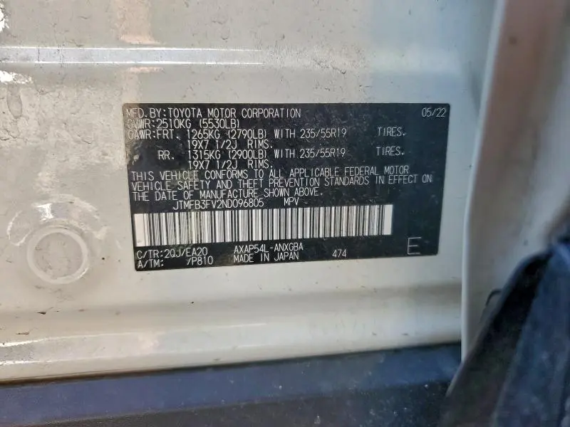 2022 TOYOTA RAV4 PRIME XSE  