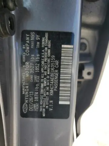 2014 HYUNDAI ACCENT GLS  