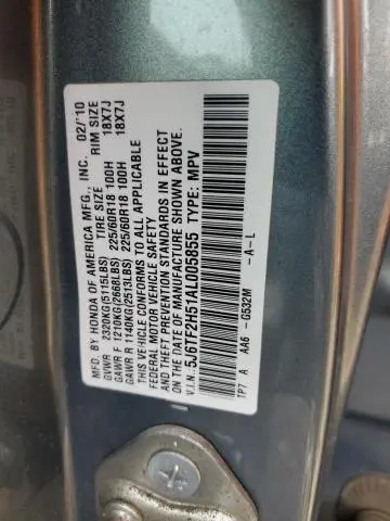 2010 HONDA ACCORD CROSSTOUR EXL  