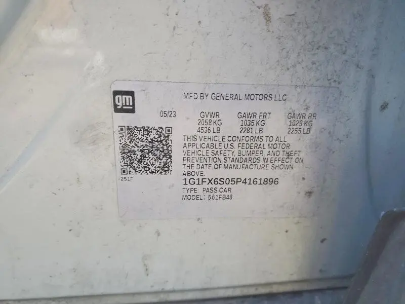 2023 CHEVROLET BOLT EV 2LT  