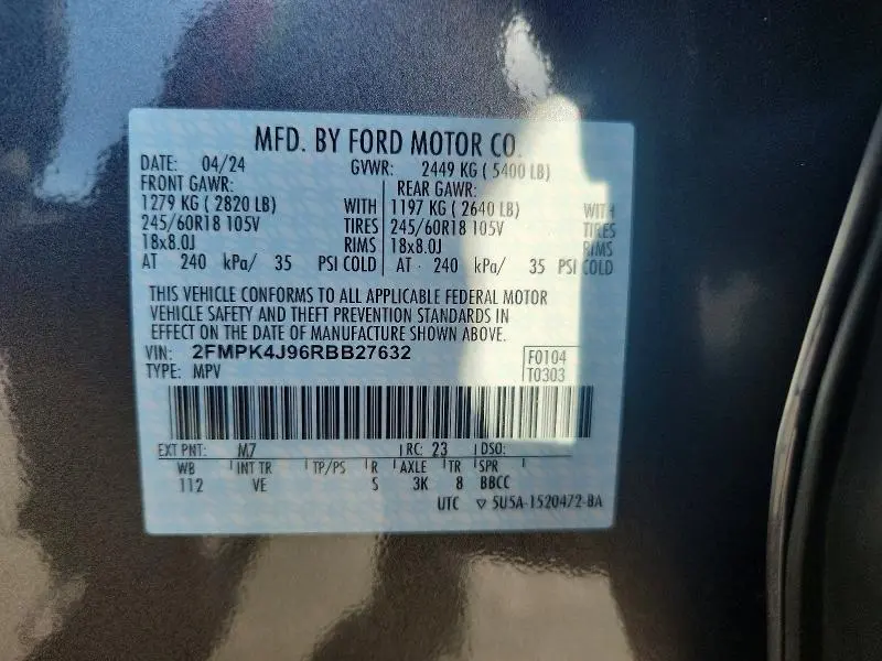2024 FORD EDGE SEL  