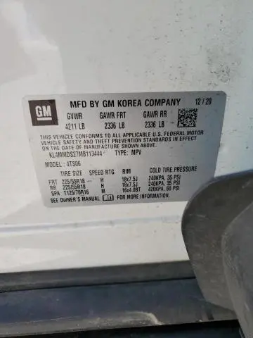 2021 BUICK ENCORE GX SELECT  