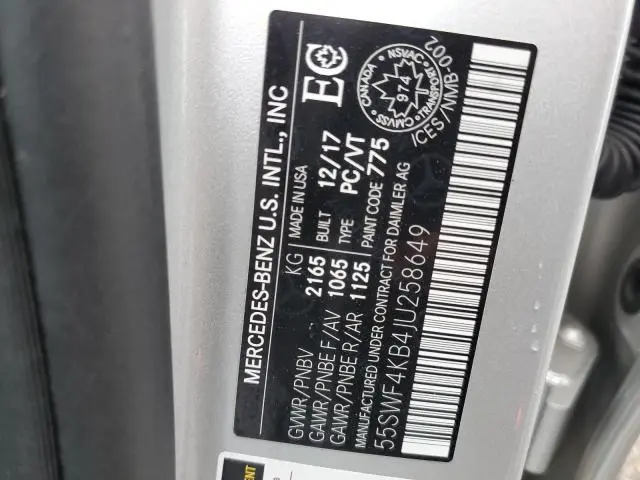 2018 MERCEDES-BENZ C 300 4MATIC  