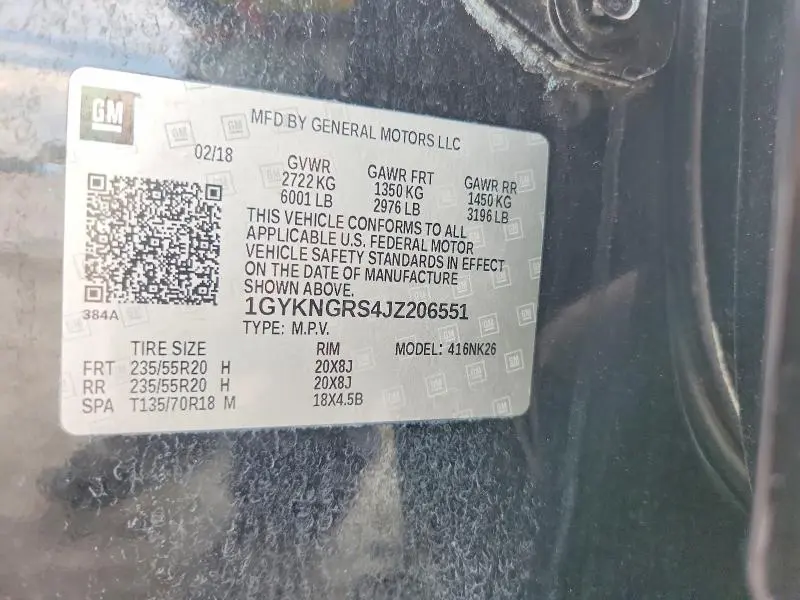 2018 CADILLAC XT5 PLATINUM  
