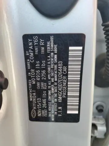 2014 HYUNDAI GENESIS 3.8L  