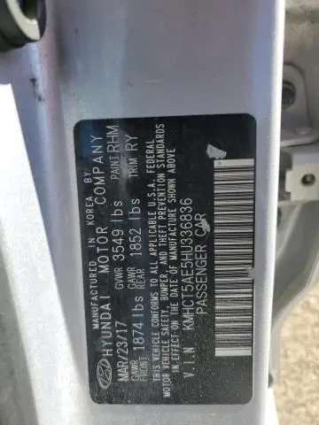 2017 HYUNDAI ACCENT SE  