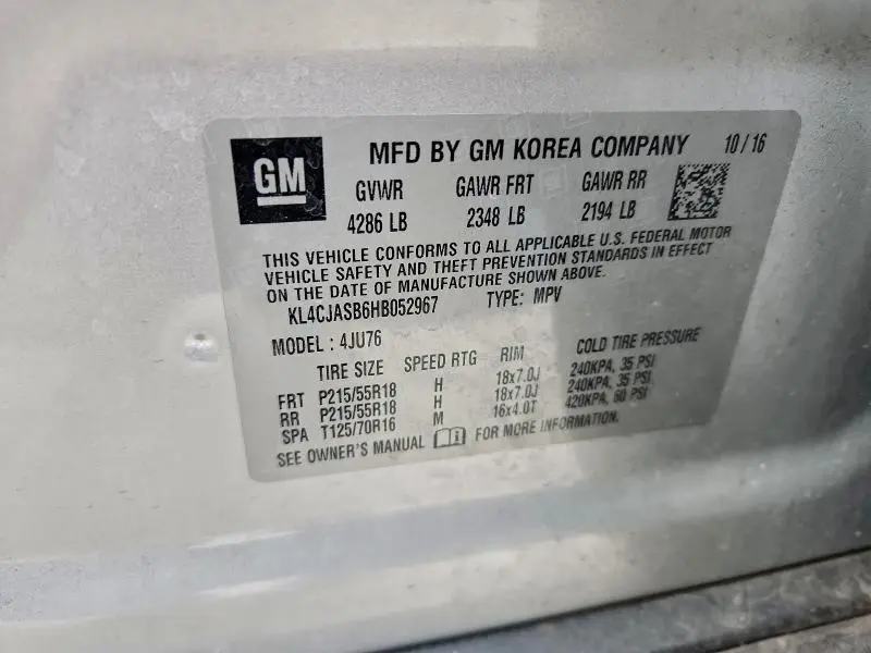 2017 BUICK ENCORE PREFERRED  