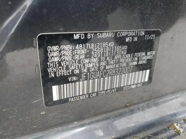 2024 SUBARU IMPREZA SPORT  