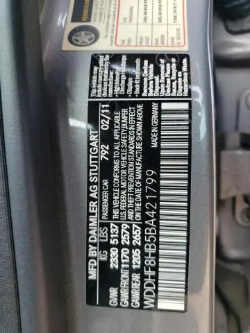 2011 MERCEDES-BENZ E 350 4MATIC  
