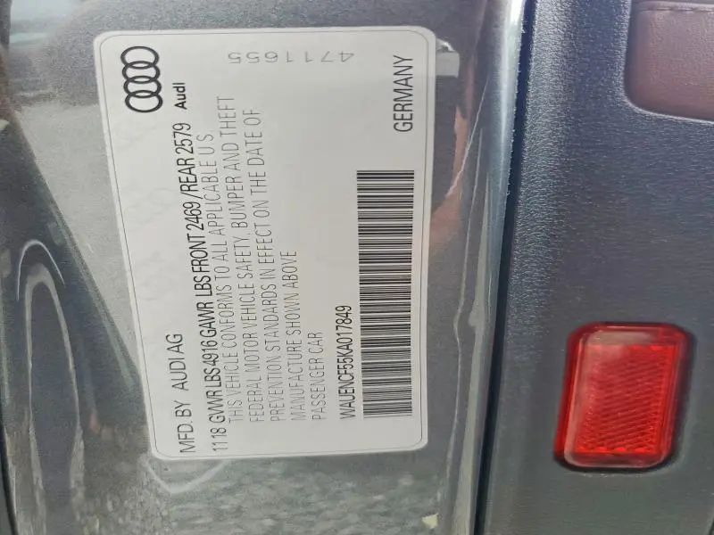 2019 AUDI A5 PREMIUM PLUS S-LINE  
