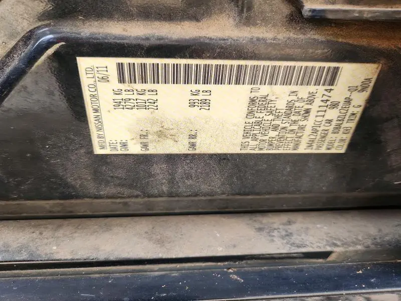 2012 NISSAN ALTIMA 2.5  