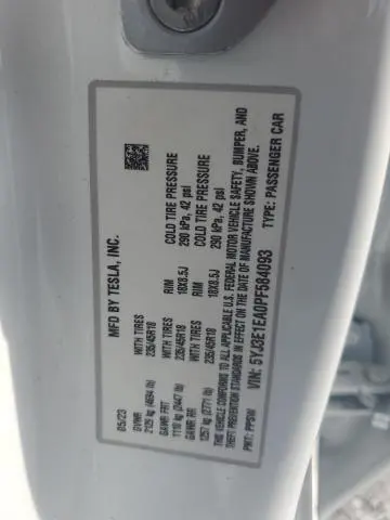2023 TESLA MODEL 3 
