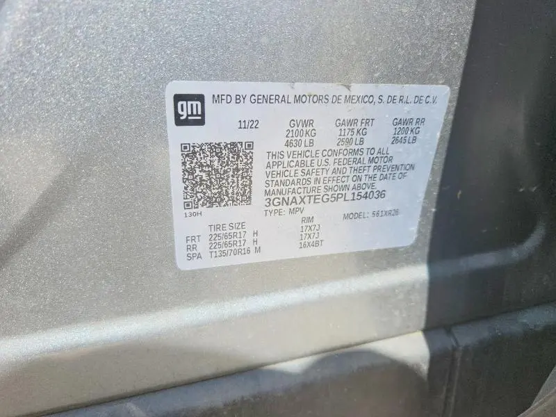 2023 CHEVROLET EQUINOX LT  