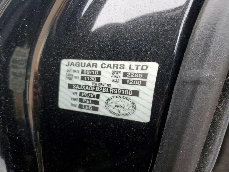 2011 JAGUAR XF   