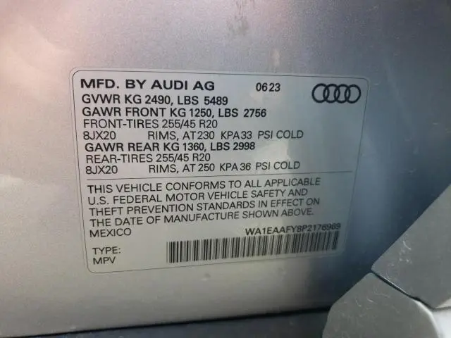 2023 AUDI Q5 PREMIUM PLUS 45  