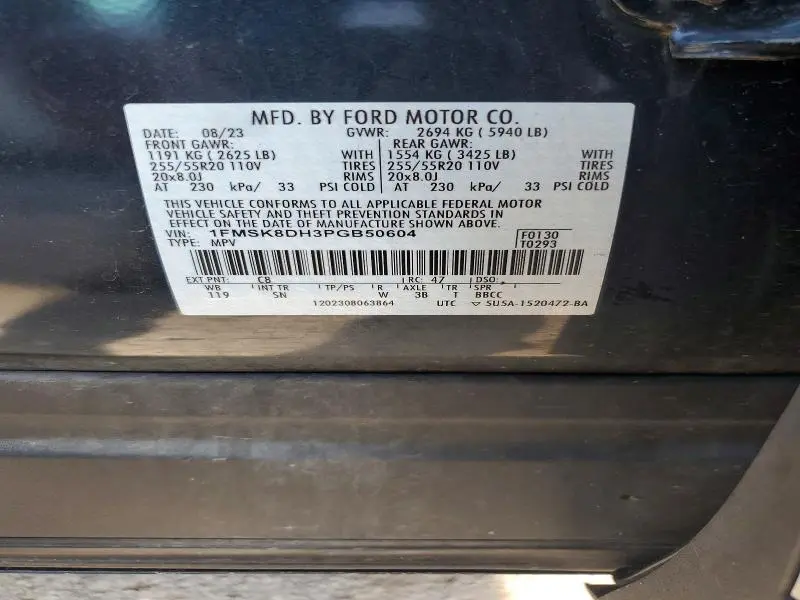 2023 FORD EXPLORER XLT  