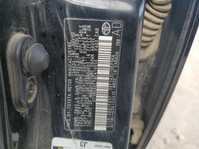 2010 TOYOTA COROLLA BASE  