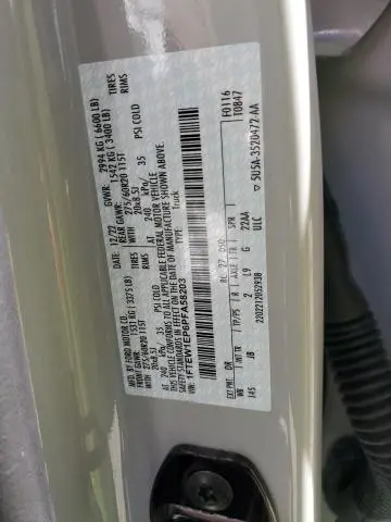 2023 FORD F150 SUPERCREW  