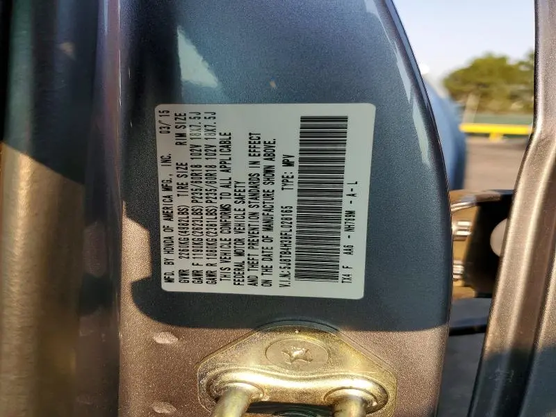 2015 ACURA RDX   