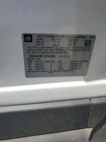 2018 CHEVROLET EQUINOX LS  