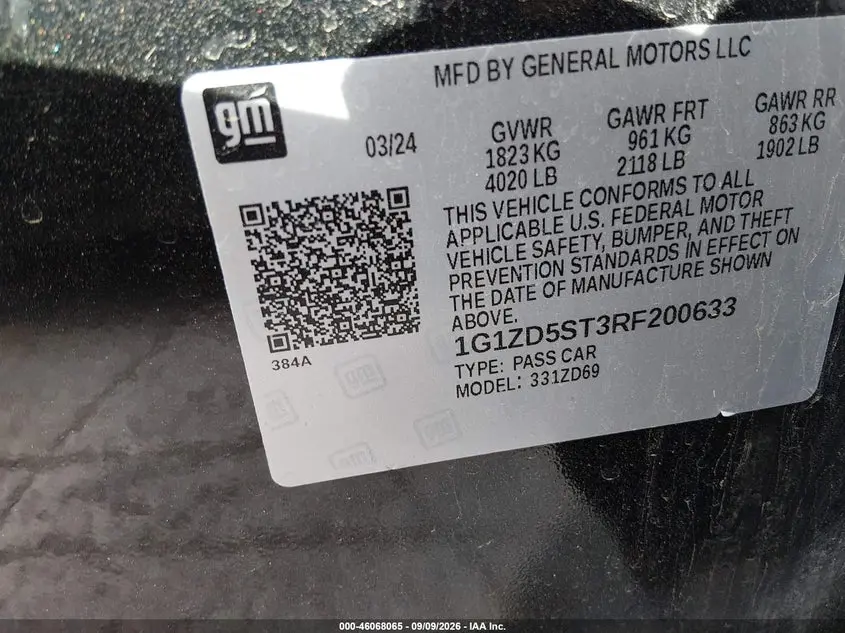 2024 CHEVROLET MALIBU FWD 1LT