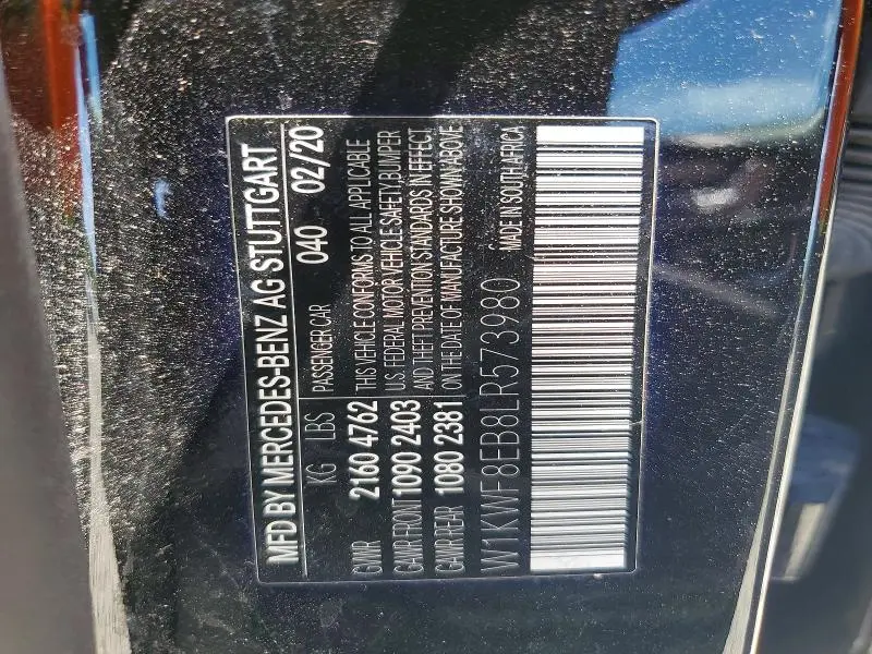 2020 MERCEDES-BENZ C 300 4MATIC  