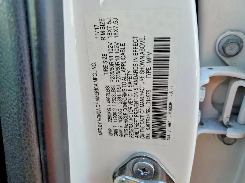 2018 ACURA RDX TECHNOLOGY  