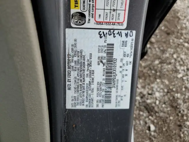 2012 FORD FUSION SEL  