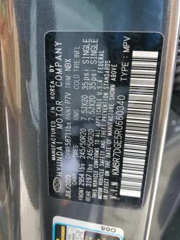 2024 HYUNDAI PALISADE CALLIGRAPHY  