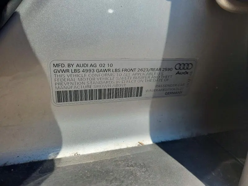 2010 AUDI A6 PREMIUM PLUS  