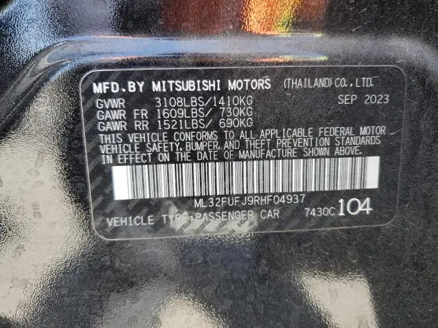2024 MITSUBISHI MIRAGE G4 ES  