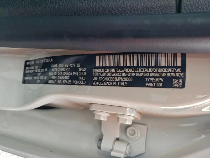 2021 JEEP RENEGADE LATITUDE  