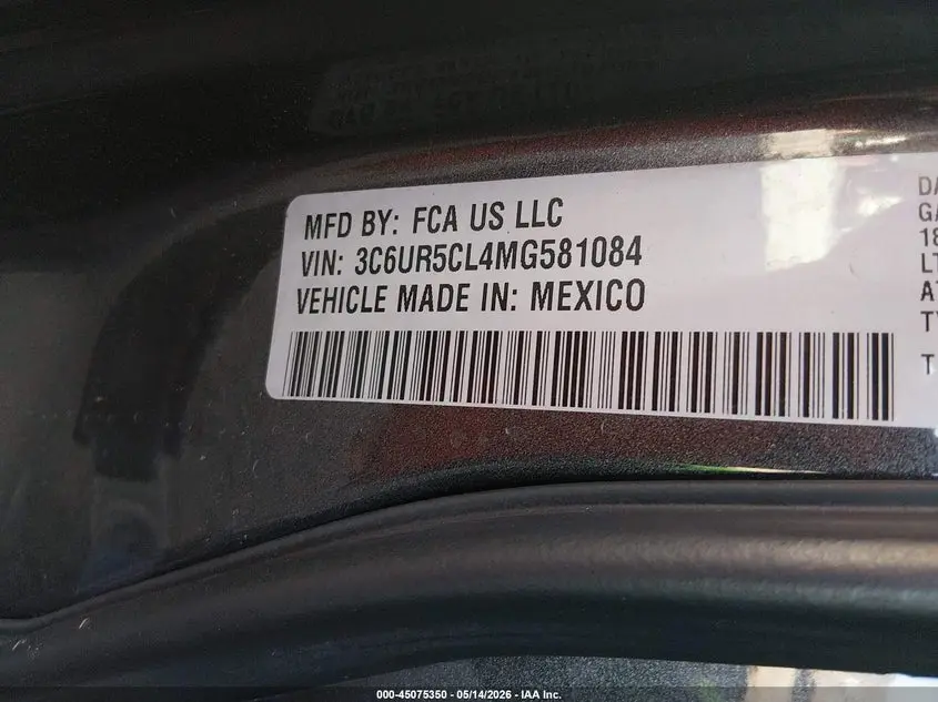2021 RAM 2500  