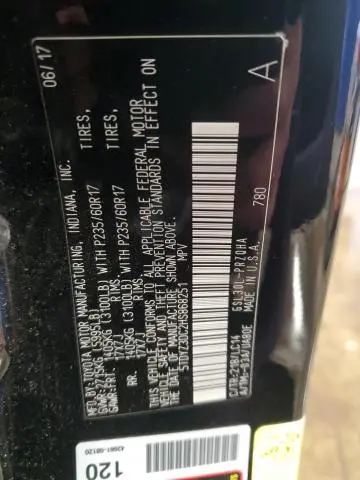 2017 TOYOTA SIENNA XLE  