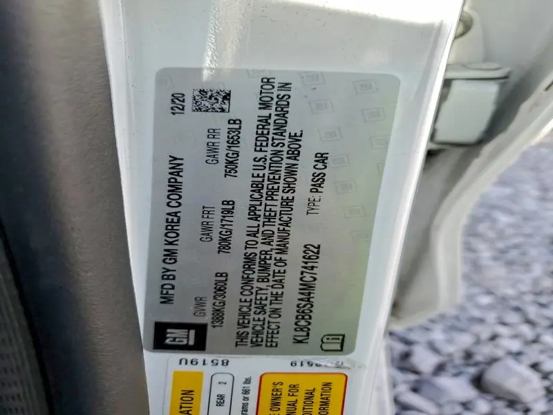 2021 CHEVROLET SPARK LS  