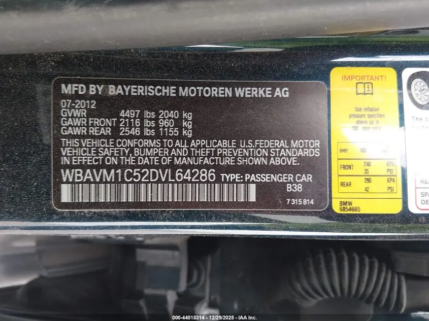 2013 BMW X1 SDRIVE28I