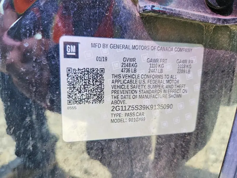 2019 CHEVROLET IMPALA LT  