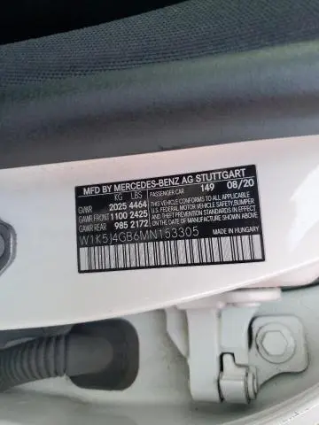 2021 MERCEDES-BENZ CLA 250  