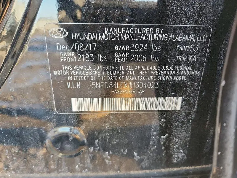 2018 HYUNDAI ELANTRA VALUE EDITION  