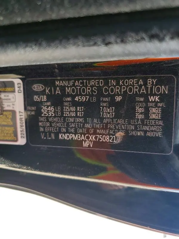2019 KIA SPORTAGE LX  
