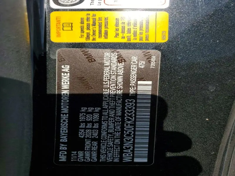 2015 BMW 428 I  