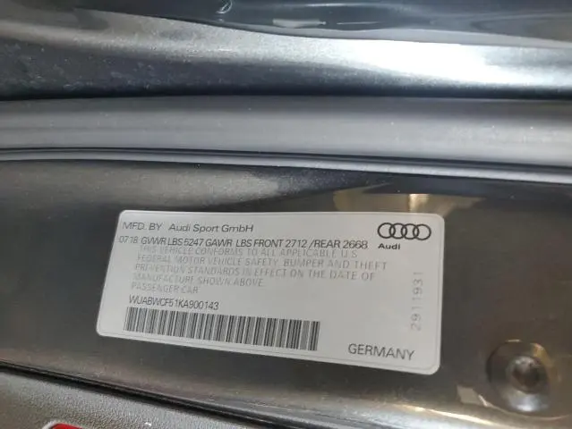 2019 AUDI RS5 