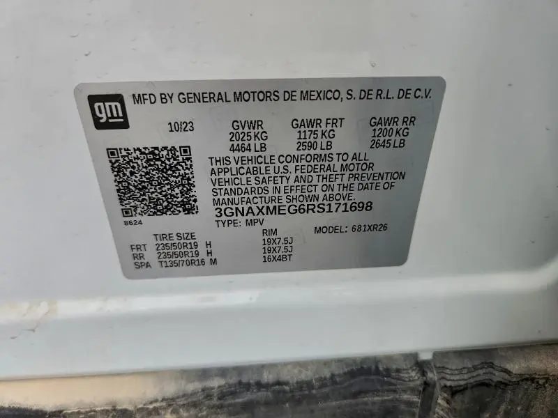 2024 CHEVROLET EQUINOX RS  