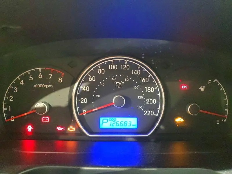 2010 HYUNDAI ELANTRA BLUE  