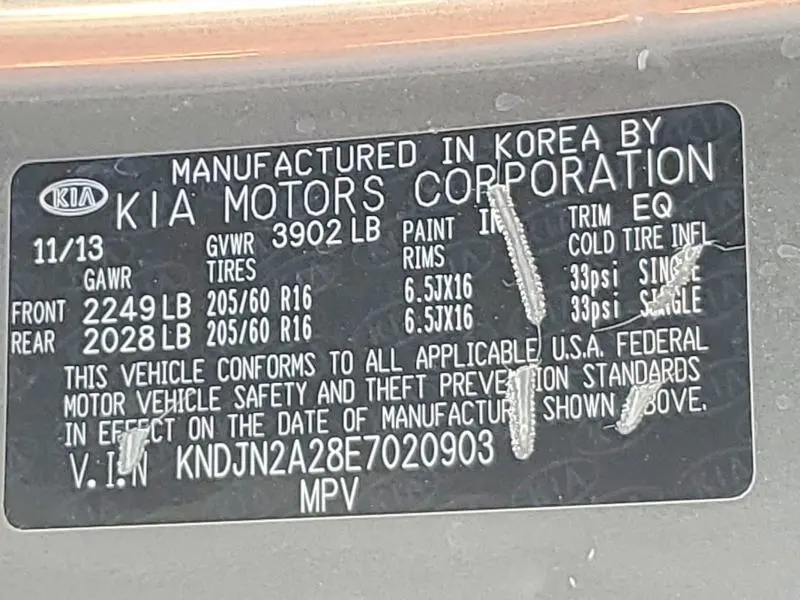 2014 KIA SOUL BASE  