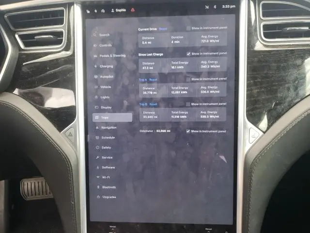 2016 TESLA MODEL S   