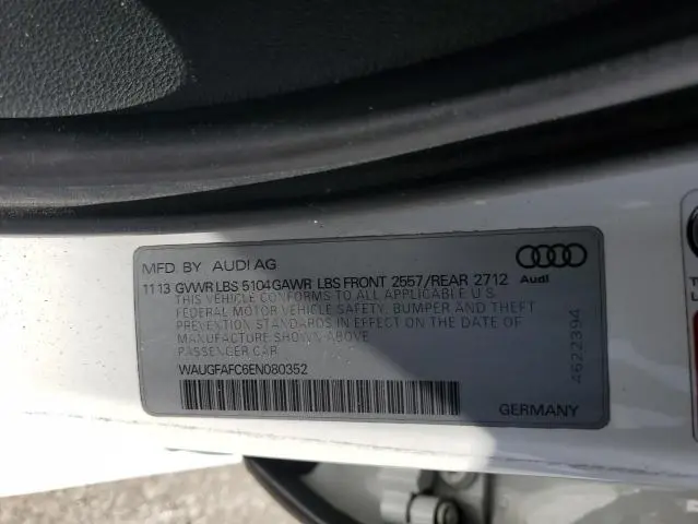 2014 AUDI A6 PREMIUM PLUS