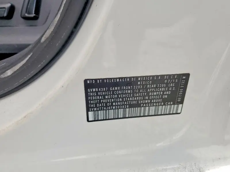 2015 VOLKSWAGEN JETTA GLI  