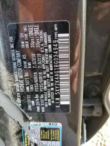 2011 HYUNDAI SANTA FE LIMITED  