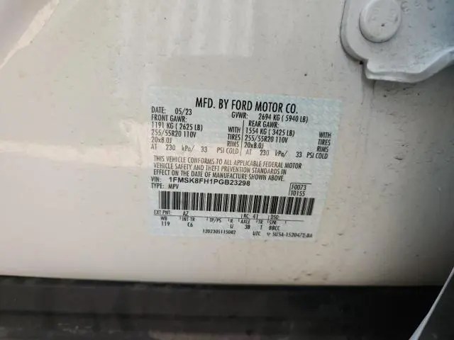 2023 FORD EXPLORER LIMITED  